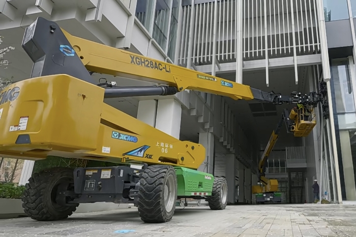 徐工產(chǎn)品，給力！XGH28AC-Li施工紀實