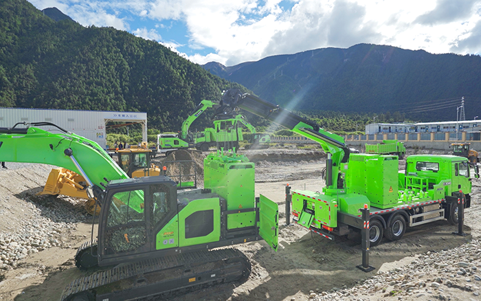 工程補能總卡殼？徐工移動換電車讓設備8分鐘滿電復工